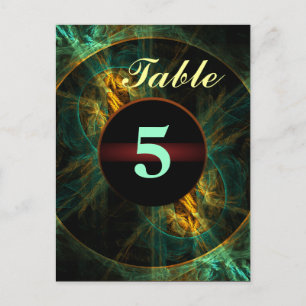 The Eye of the Jungle Table Number Postcard