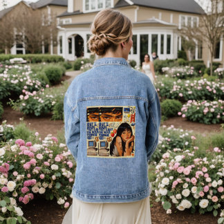The eyes chico, they never lie denim jacket