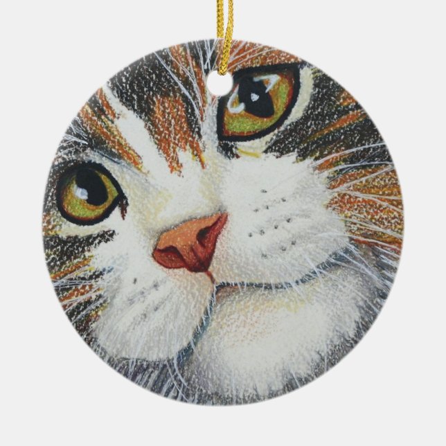 The Eyes Have It Ceramic Tree Decoration (Front)