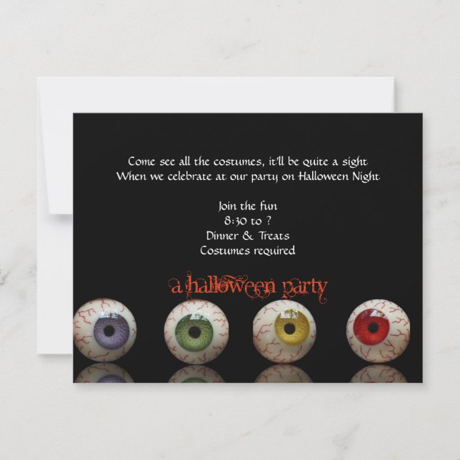 The Eyes Have it! Halloween Party Invitation (Front)