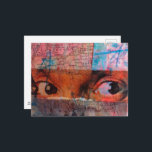 The Eyes junk journal Collage Postcard<br><div class="desc">A mixed media collage made and photographed by Angelandspot in the year 2026 with vintage images from magazines and textbooks</div>