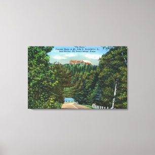 The Eyrie, John D Rockefeller Jr Home Canvas Print