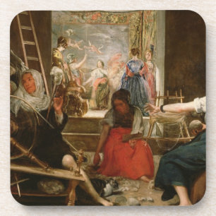 The Fable of Arachne, or The Spinners, c.1657 (oil Coaster