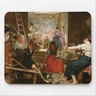 The Fable of Arachne, or The Spinners, c.1657 (oil Mouse Pad