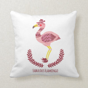 The Fabulous Flamingo Cushion