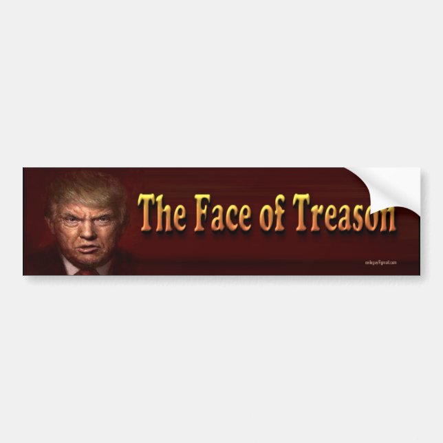 the face bumper sticker (Front)