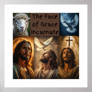 The Face of Grace Incarnate design 1 Poster
