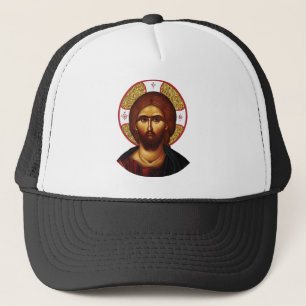 The Face Of Holy Christ Icon Trucker Hat