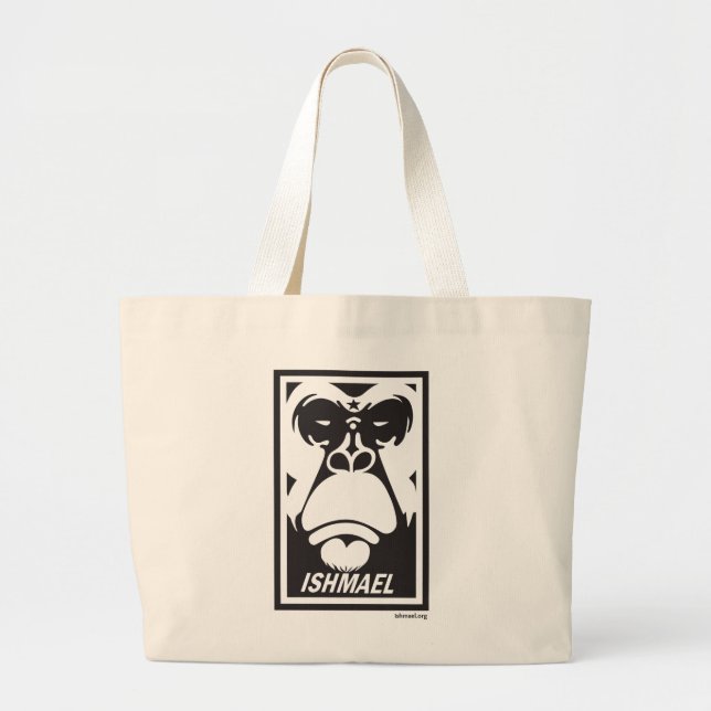 The Face of Ishmael Large Tote Bag (Front)