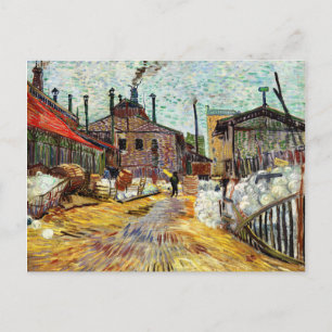 The Factory (1887) by Vincent Van Gogh Postcard