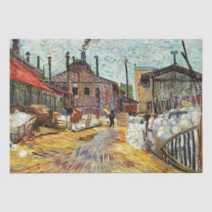 The Factory (1887) by Vincent Van Gogh  Tissue Pap Paper