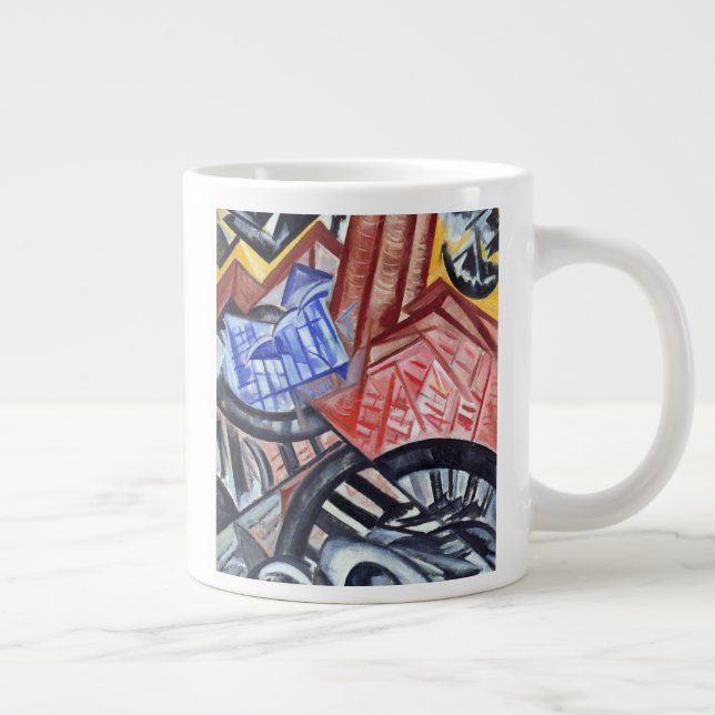 The Factory and the Bridge Large Coffee Mug (Right)