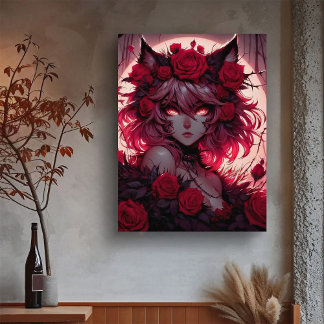 The Fae of Forbidden Roses Canvas Print