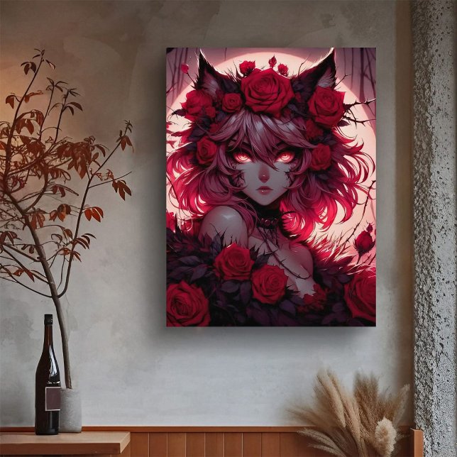 The Fae of Forbidden Roses Canvas Print (Creator Uploaded)