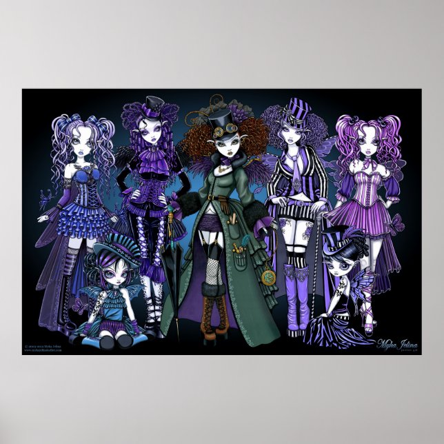 The Fairies Couture Myka Jelina Fantasy Art Poster (Front)