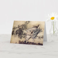 The Fairies Have Tiffs With Birds, Arthur Rackham
