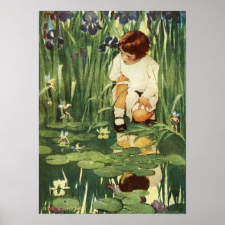 The Fairies Picnic Poster