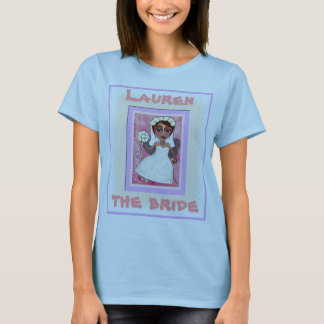 THE FAIRY BRIDE personalised wedding t-shirt