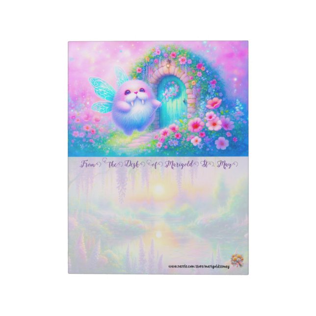The Fairy Collection: Dreamy Walrus Fairy Notepad (Rotated)