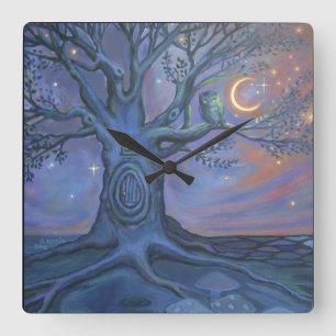 The Fairy Door Messenger - Art Clock