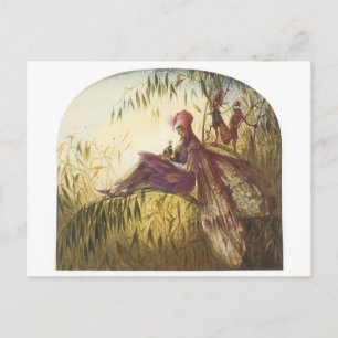 The Fairy Falconer Bird Postcard