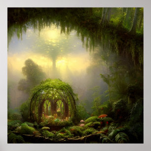 The Fairy Gazebo Fantasy Art Poster