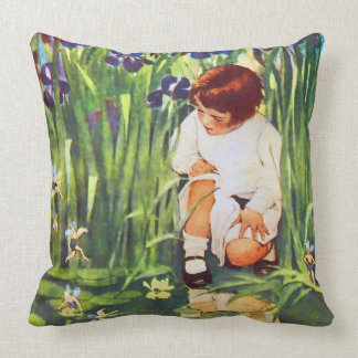 The Fairy Picnic Jessie Willcox Smith Fine Art Cushion