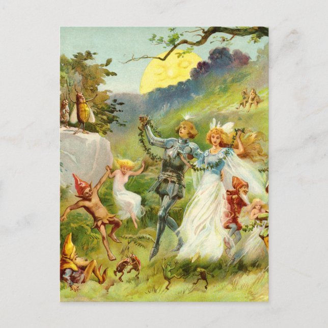 The Fairy Prince and Thumbelina Postcard (Front)