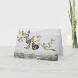 The Fairy Queen's Carriage Elf World Card
