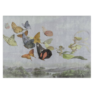 The Fairy Queen's Carriage   Elf World Cutting Board