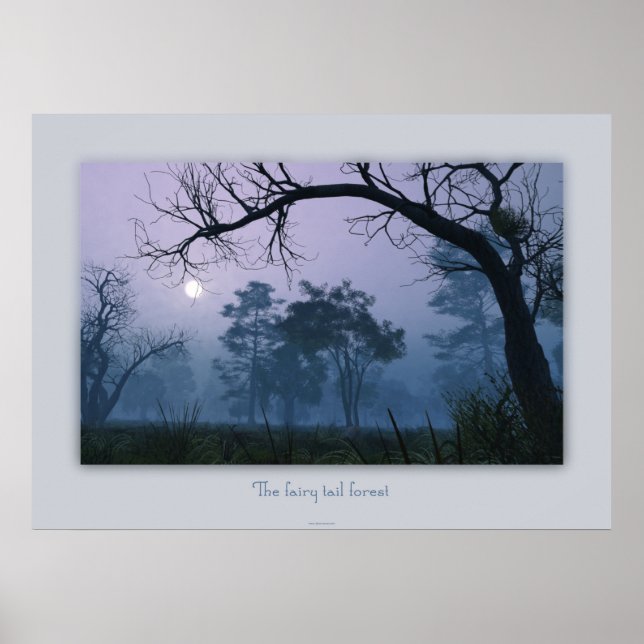 The fairy tail forest poster (Front)