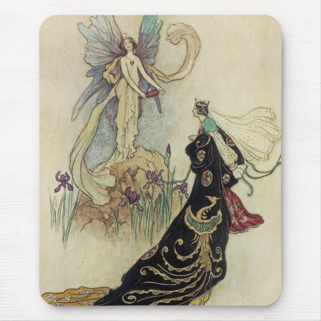 The Fairy There Welcomed Her Majesty Mouse Pad (Front)