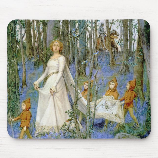 The Fairy Wood Mouse Pad (Front)