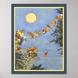 The Fairy's Birthday by William Heath Robinson Poster