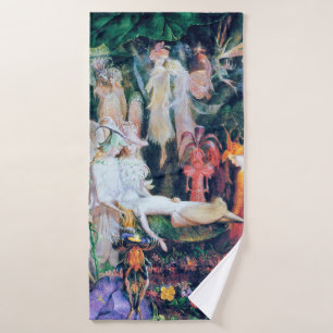 The Fairy's Funeral, John Anster Fitzgerald Bath Towel