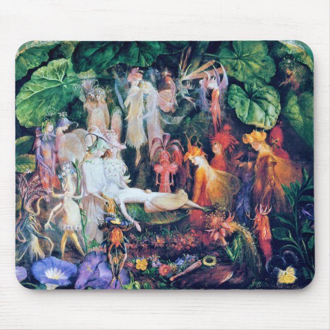 The Fairy's Funeral, John Anster Fitzgerald Mouse Pad (Front)