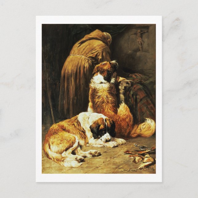 The Faith of St. Bernard Postcard (Front)