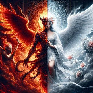 The faith of the angels iPhone 15 mini case