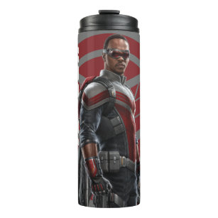 The Falcon Character Art Thermal Tumbler
