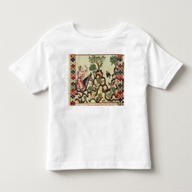 The Falcon Hunt, from the manuscript Toddler T-Shirt (Front)