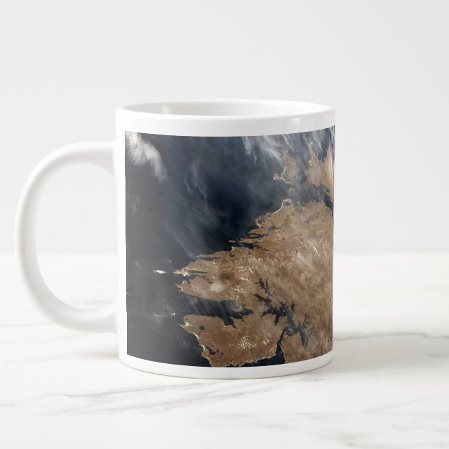 The Falkland Islands (Islas Malvinas). Large Coffee Mug (Left)