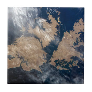 The Falkland Islands (Islas Malvinas). Tile