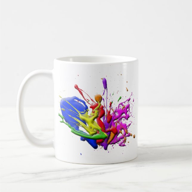 The Fall 24 Collection The splatter mug (Left)
