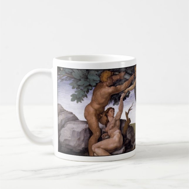 The Fall and Expulsion from Paradise Coffee Mug (Left)