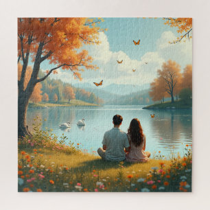The Fall Couple Jigsaw Puzzle