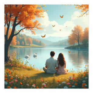 The Fall Couple Photo Print