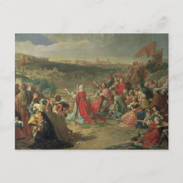 The Fall of Granada in 1492, 1890 Postcard (Front)