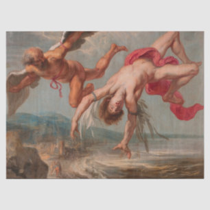 The Fall of Icarus (by Jacob Peter Gowy) Tissue Paper