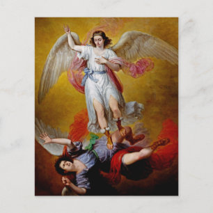The fall of Lucifer by Antonio Maria Esquivel