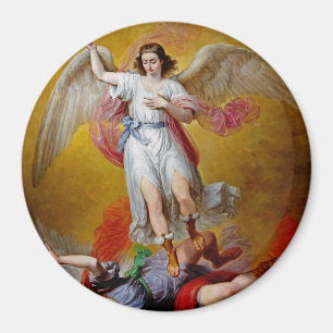 The fall of Lucifer by Antonio Maria Esquivel Magnet